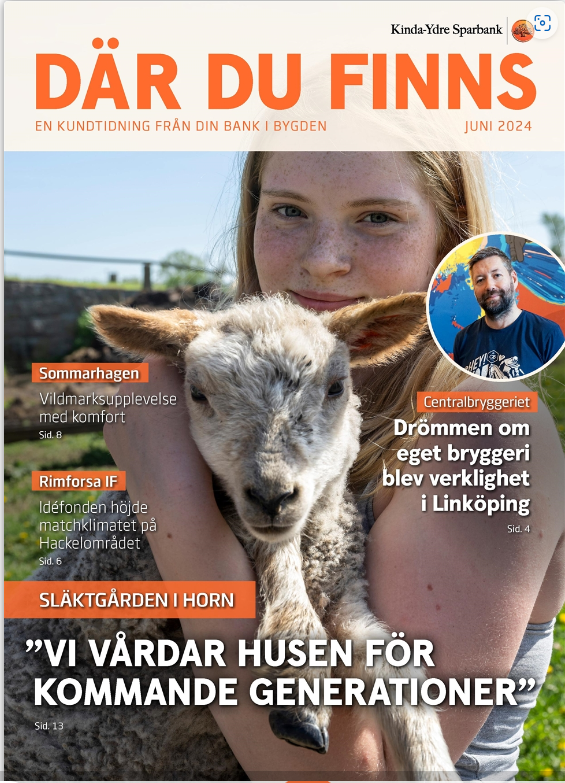 Skärmbild av tidningen Där du finns nr 1 2024